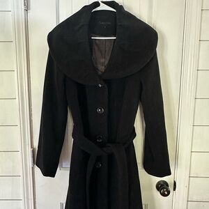 Calvin Klein wool blend trench 14
